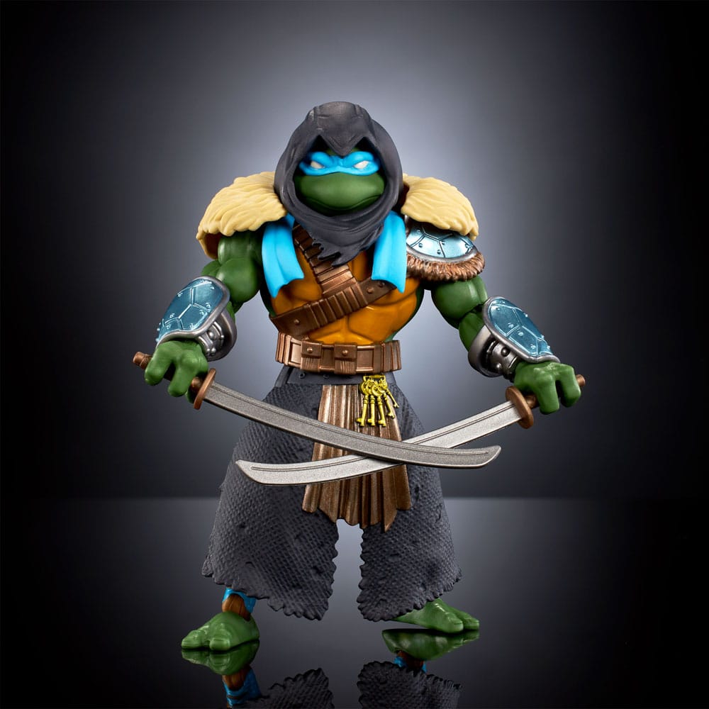 MOTU x TMNT: Turtles of Grayskull Action Figure Stealth Armor Leonardo 14cm - Action Figures - Mattel - Hobby Figures UK