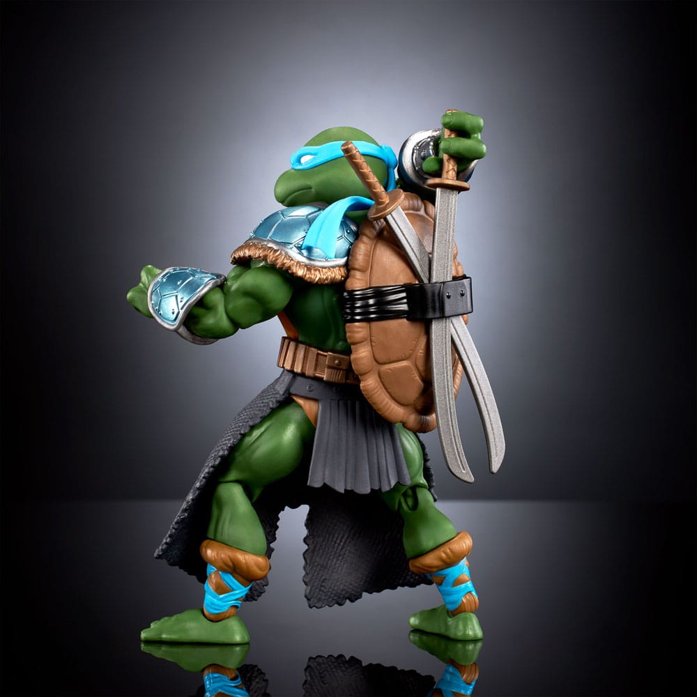 MOTU x TMNT: Turtles of Grayskull Action Figure Stealth Armor Leonardo 14cm - Action Figures - Mattel - Hobby Figures UK