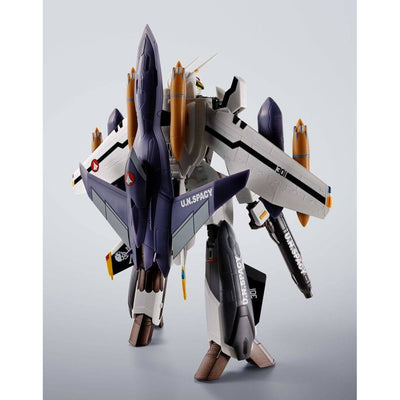 Macross 7 Hi-Metal R Action Figure VF-0S Phoenix (Roy Focker Use) & QF-2200D-B Ghost Set 14cm - Action Figures - Bandai Tamashii Nations - Hobby Figures UK