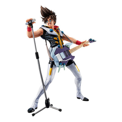 Macross 7 PVC Statue Fire Bomber Live Stage 23cm - Scale Statue - Megahouse - Hobby Figures UK