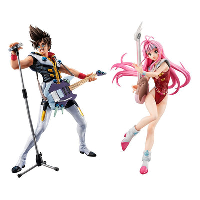Macross 7 PVC Statue Fire Bomber Live Stage 23cm - Scale Statue - Megahouse - Hobby Figures UK