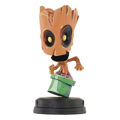 Marvel Animated Statue Groot (in Pot) 10cm - Scale Statue - Gentle Giant - Hobby Figures UK