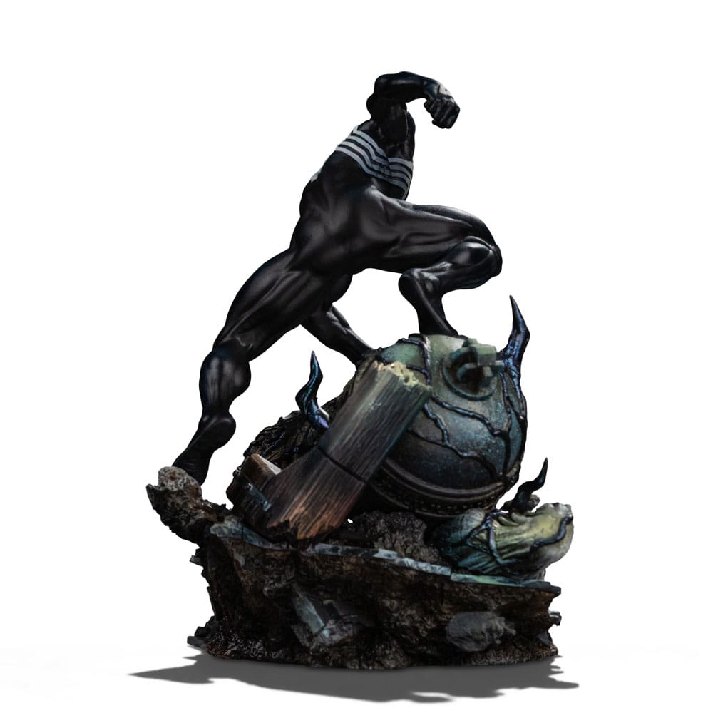 Marvel BDS Art Scale Statue 1/10 Spider-Man Black Costume 20cm - Scale Statue - Iron Studios - Hobby Figures UK