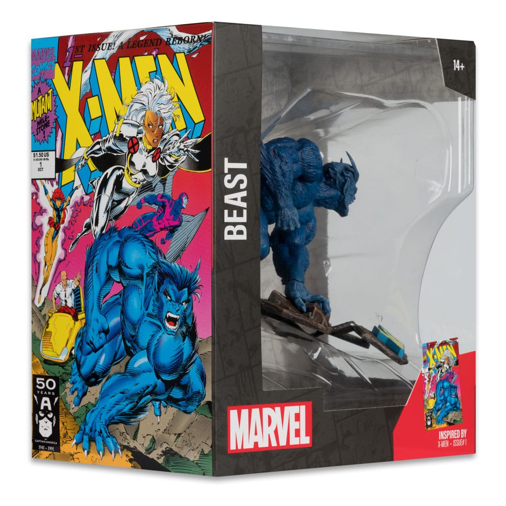 Marvel Collection PVC Statue 1/10 Beast (X-Men #1) 12cm - Scale Statue - McFarlane Toys - Hobby Figures UK