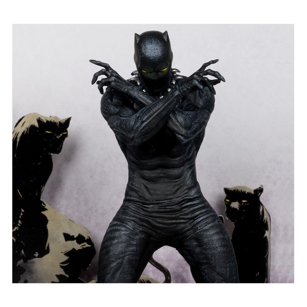 Marvel Collection PVC Statue 1/10 Black Panther (Marvel Knights #4) 17cm - Scale Statue - McFarlane Toys - Hobby Figures UK