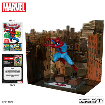 Marvel Collection PVC Statue 1/10 Spider-Man (The Amazing Spider-Man #38) (Gold Label) 15cm - Scale Statue - McFarlane Toys - Hobby Figures UK