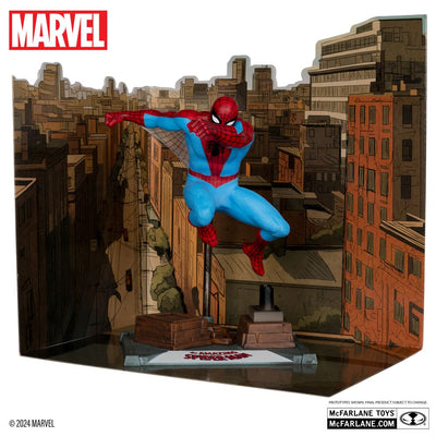 Marvel Collection PVC Statue 1/10 Spider-Man (The Amazing Spider-Man #38) (Gold Label) 15cm - Scale Statue - McFarlane Toys - Hobby Figures UK