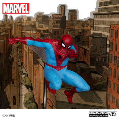 Marvel Collection PVC Statue 1/10 Spider-Man (The Amazing Spider-Man #38) (Gold Label) 15cm - Scale Statue - McFarlane Toys - Hobby Figures UK