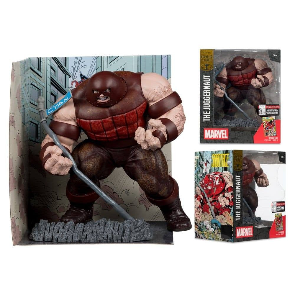 Marvel Collection PVC Statue 1/10 The Juggernaut (Spider-Man #16) Gold ...