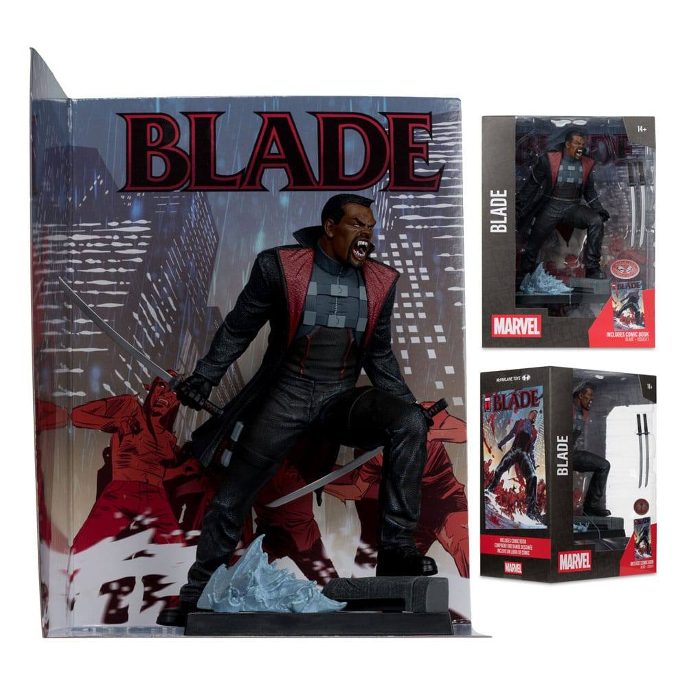 Marvel Collection PVC Statue 1/6 Blade (Blade #1) 19cm - Scale Statue - McFarlane Toys - Hobby Figures UK