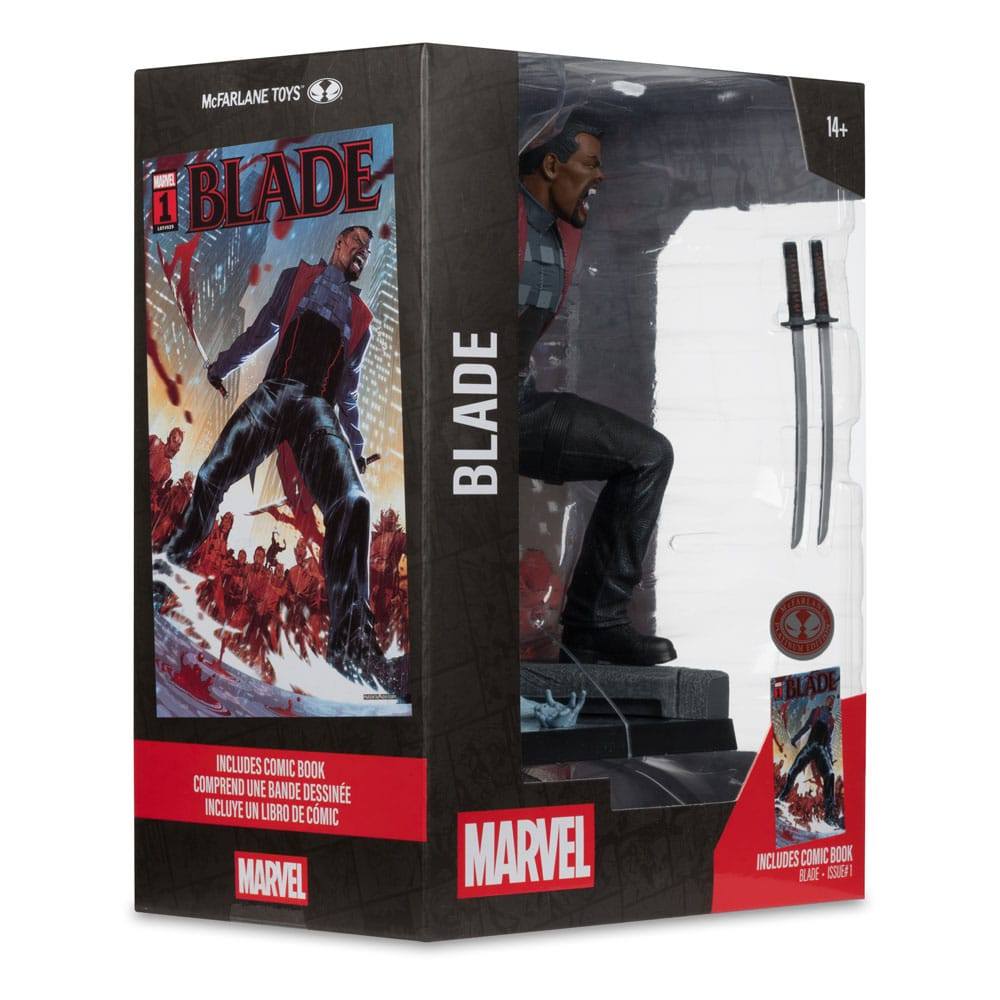 Marvel Collection PVC Statue 1/6 Blade (Blade #1) 19cm - Scale Statue - McFarlane Toys - Hobby Figures UK