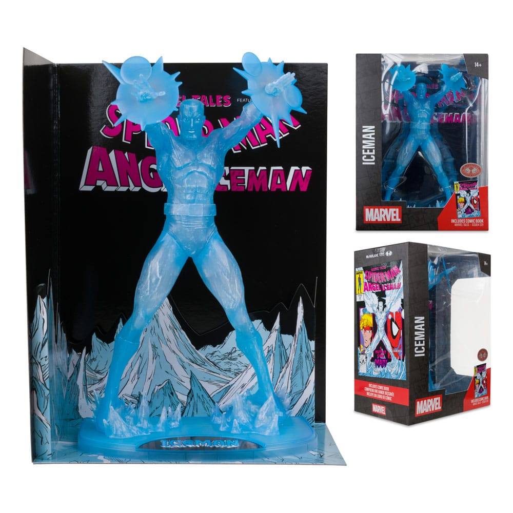 Marvel Collection PVC Statue 1/6 Iceman (Marvel Tales #229) (Red Platinum Edition) 29cm - Scale Statue - McFarlane Toys - Hobby Figures UK
