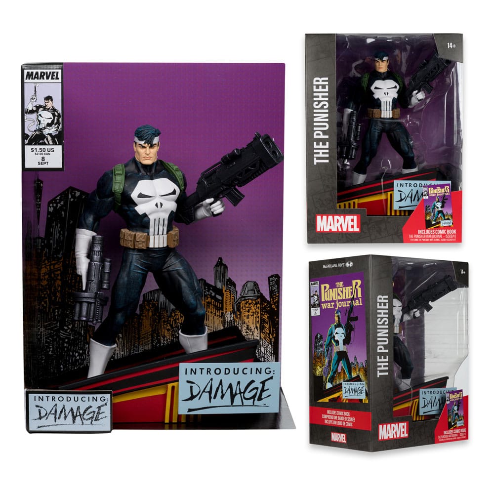 Marvel Collection PVC Statue 1/6 The Punisher (The Punisher War Journal #8) 26cm - Scale Statue - McFarlane Toys - Hobby Figures UK