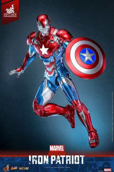 Marvel Comic Diecast Masterpiece Action Figure 1/6 Iron Patriot Hot Toys Exclusive 32cm