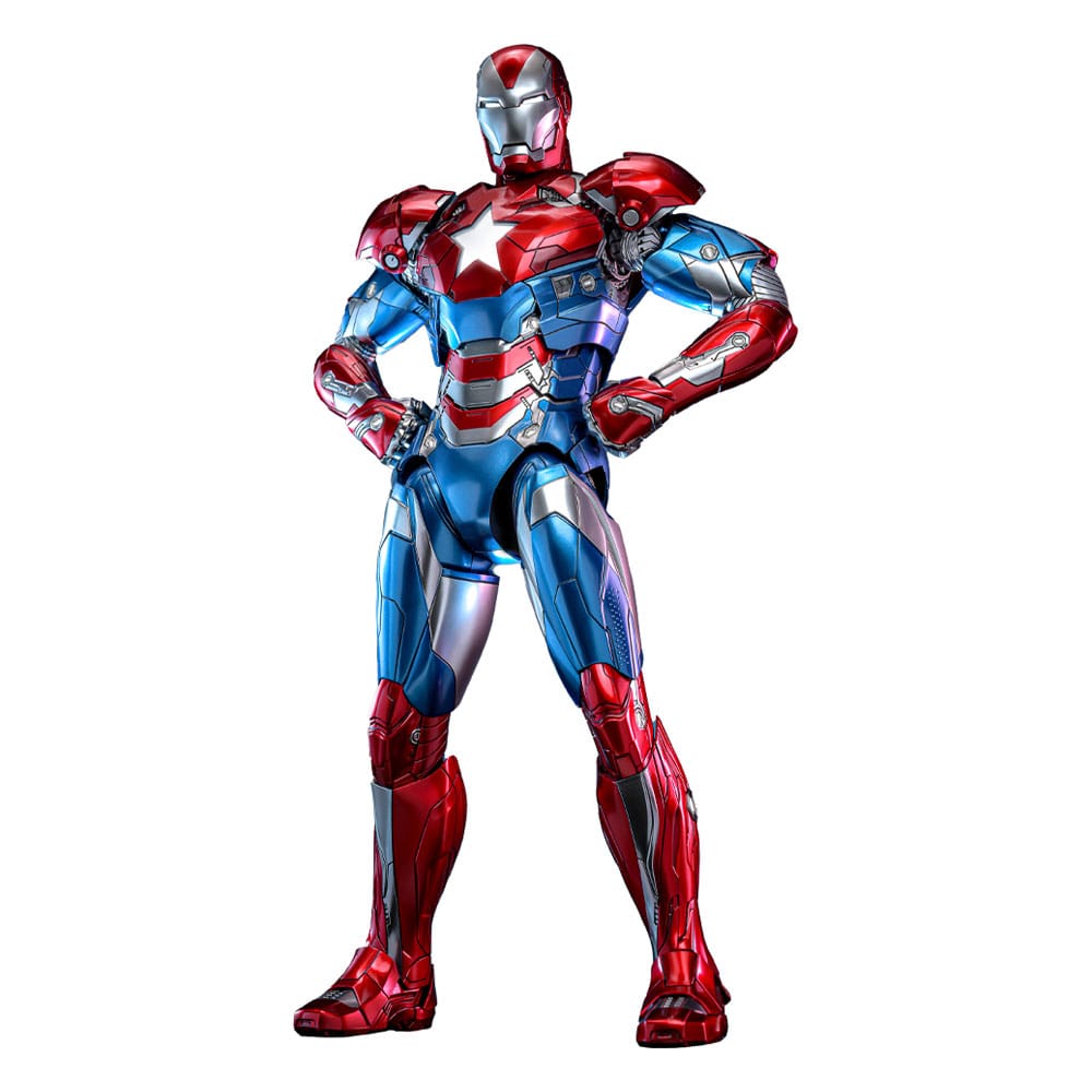 Marvel Comic Diecast Masterpiece Action Figure 1/6 Iron Patriot Hot Toys Exclusive 32cm