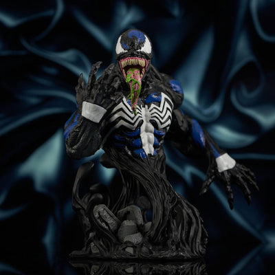 Marvel Comics Bust 1/6 Venom Blue Version DST Web Exclusive 15cm - Scale Statue - Diamond Select - Hobby Figures UK