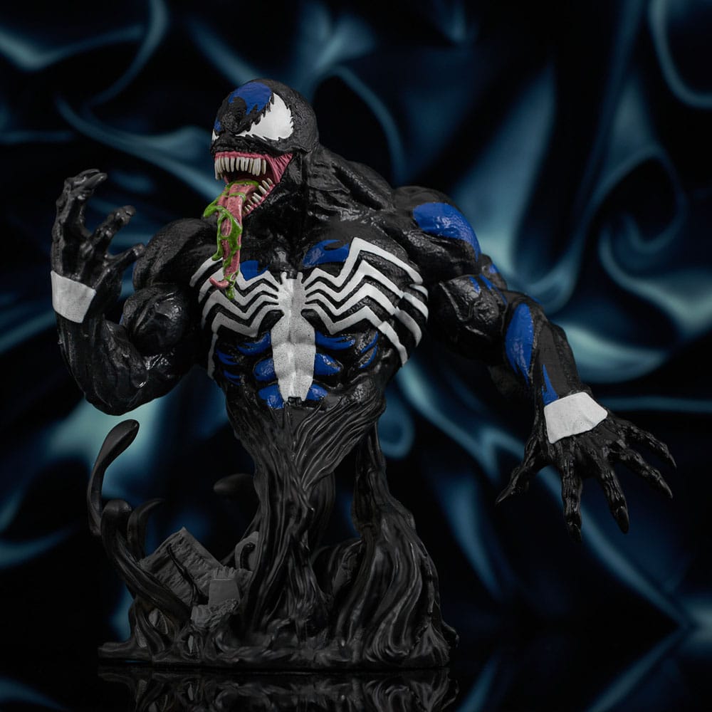 ヴェノム 大型スタチュー フィギュア バストVENOM Marvel Marvel Comics Bust 1/6 Venom Blue Version DST Web Exclusive 15cm