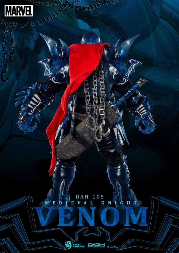 Marvel Dynamic 8ction Heroes Action Figure 1/9 Medieval Knight Venom 23cm - Action Figures - Beast Kingdom Toys - Hobby Figures UK