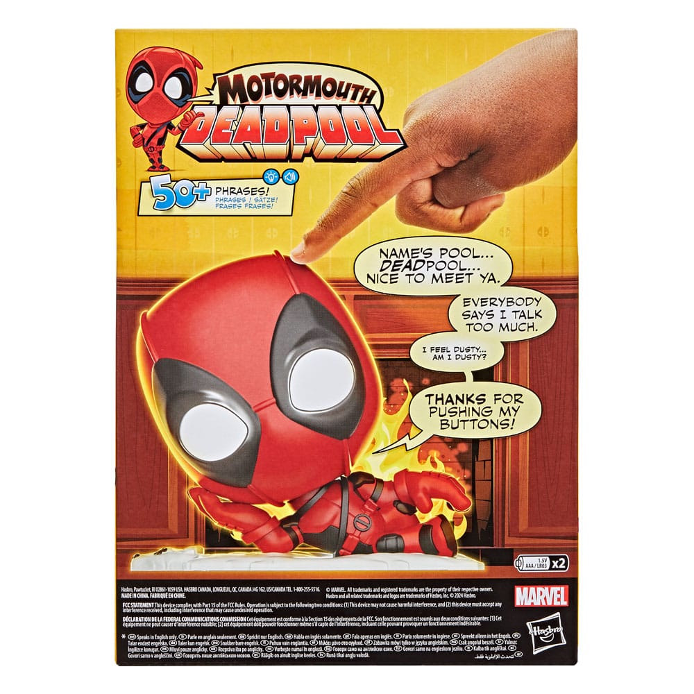 Marvel Electronic Figure Motormouth Deadpool 13cm - Action Figures - Hasbro - Hobby Figures UK