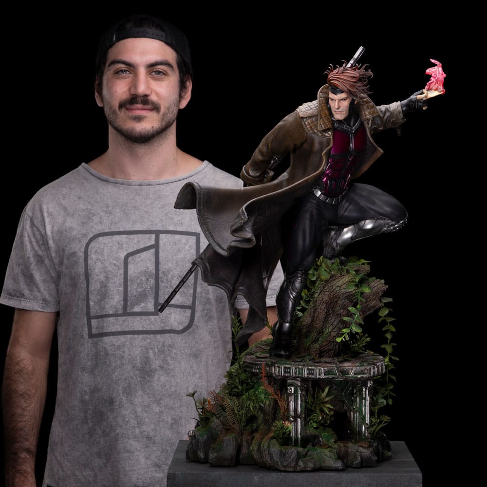 Marvel Legacy Replica Statue 1/4 Gambit 71cm - Scale Statue - Iron Studios - Hobby Figures UK