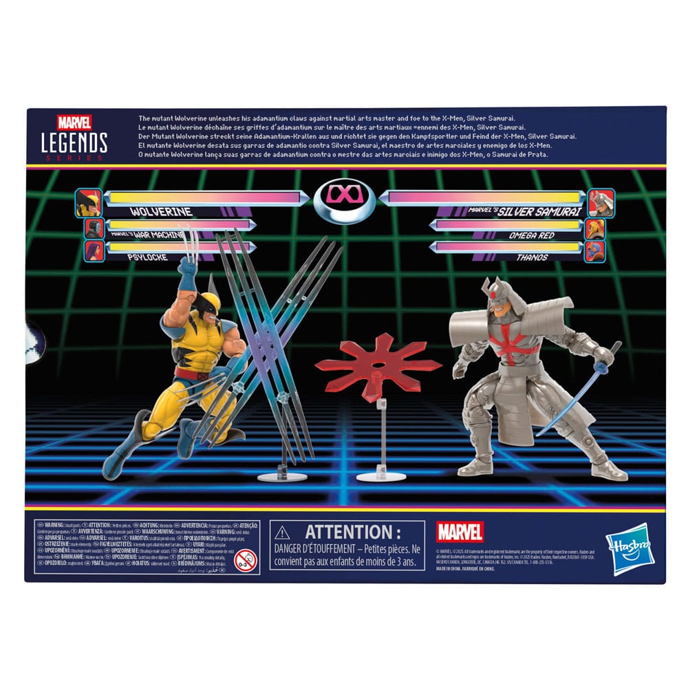 Marvel Legends Gamerverse Action Figure 2-Pack Wolverine vs. Silver Samurai 15cm - Action Figures - Hasbro - Hobby Figures UK