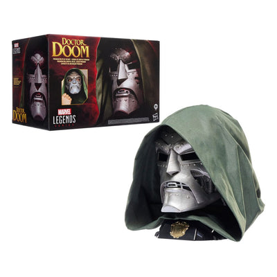 Marvel Legends Roleplay Replica Doctor Doom Premium Helmet - Scale Statue - Hasbro - Hobby Figures UK