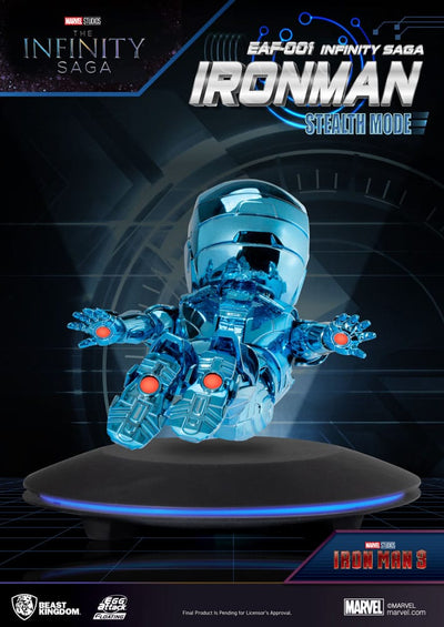 Marvel Mini Egg Attack Figures The Infinity Saga Ironman Stealth Mode 16cm - Mini Figures - Beast Kingdom Toys - Hobby Figures UK