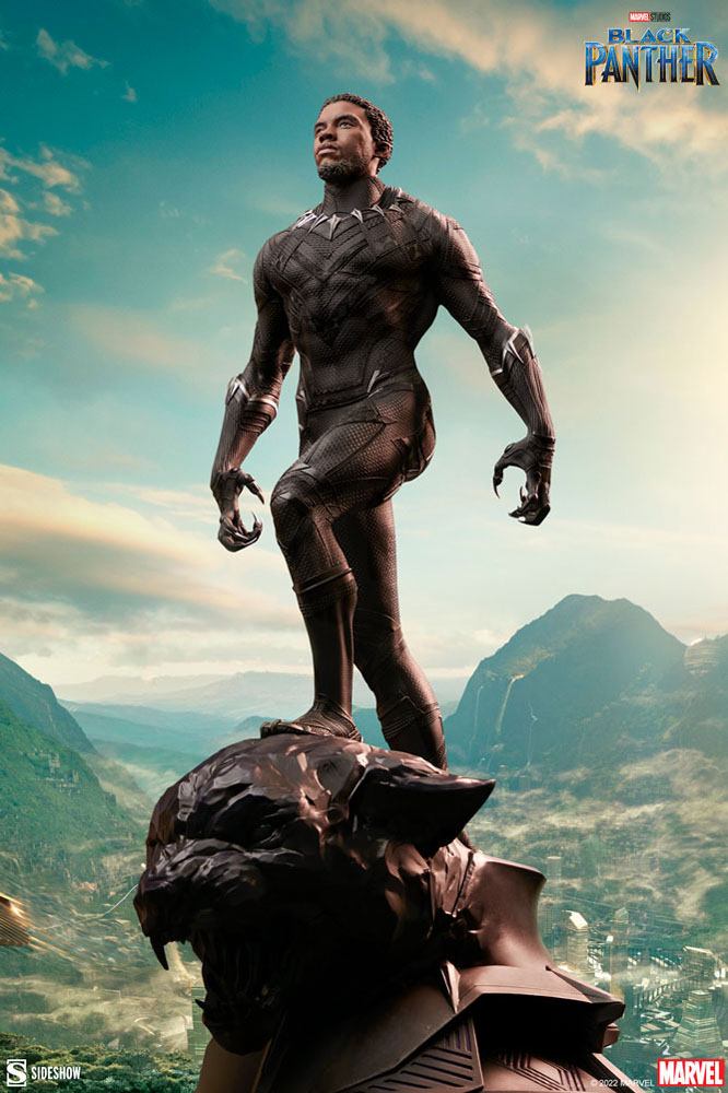 Marvel Premium Format Statue 1/4 Black Panther 67cm - Scale Statue - Sideshow Collectibles - Hobby Figures UK