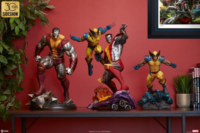 Marvel Premium Format Statue Fastball Special: Colossus and Wolverine 61cm - Scale Statue - Sideshow Collectibles - Hobby Figures UK