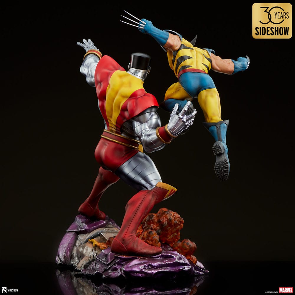 Marvel Premium Format Statue Fastball Special: Colossus and Wolverine 61cm - Scale Statue - Sideshow Collectibles - Hobby Figures UK