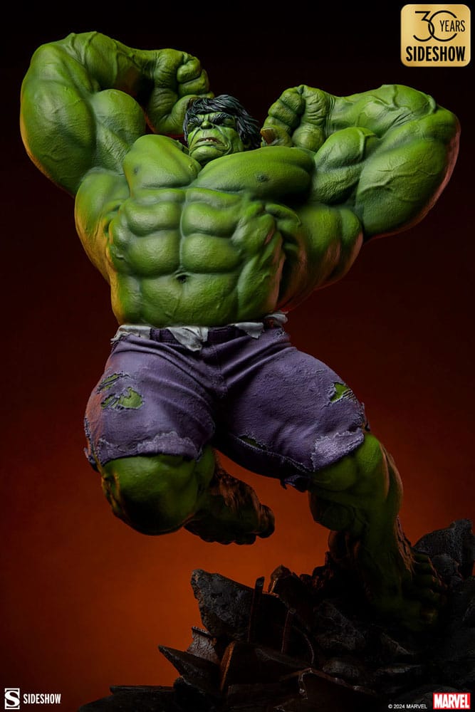 Marvel Premium Format Statue Hulk: Classic 74cm - Scale Statue - Sideshow Collectibles - Hobby Figures UK
