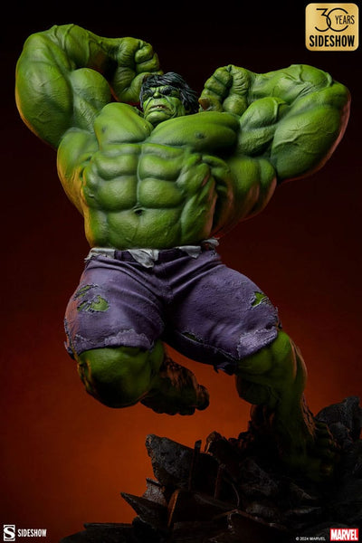 Marvel Premium Format Statue Hulk: Classic 74cm - Scale Statue - Sideshow Collectibles - Hobby Figures UK