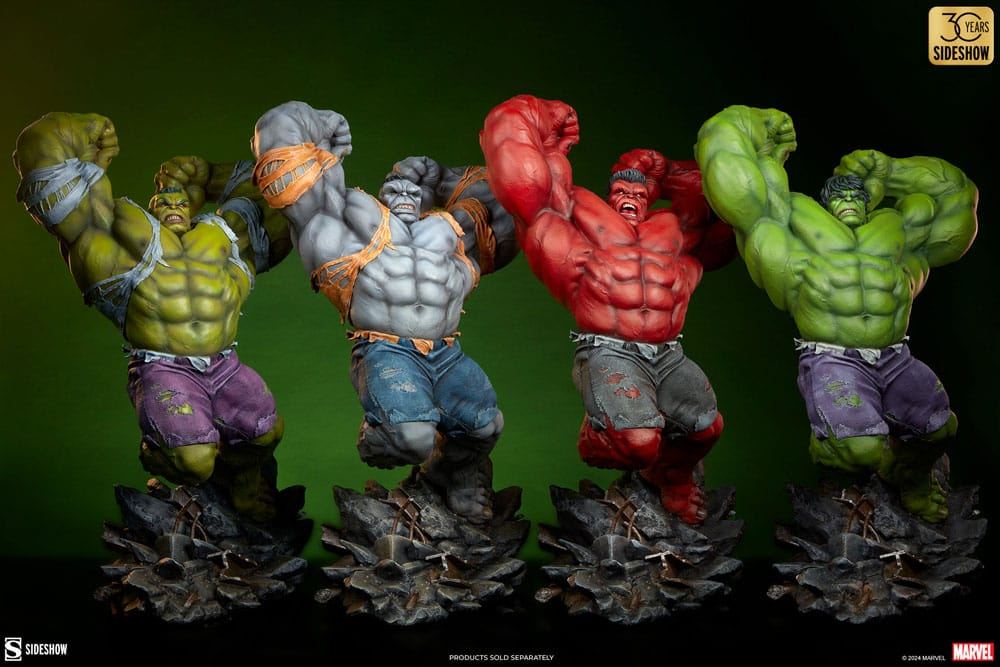 Marvel Premium Format Statue Hulk: Classic 74cm - Scale Statue - Sideshow Collectibles - Hobby Figures UK