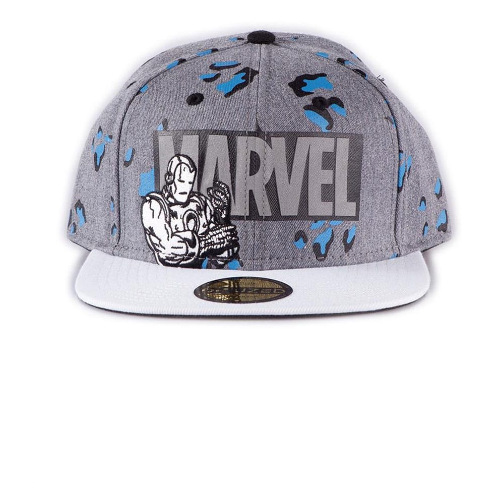 Marvel Snapback Cap Logo Retro Classic All Over Print - Apparel & Accessories - Difuzed - Hobby Figures UK