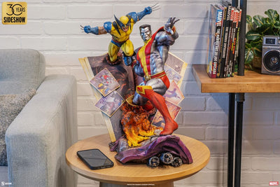 Marvel Statue Fastball Special: Colossus and Wolverine Statue 46cm - Scale Statue - Sideshow Collectibles - Hobby Figures UK