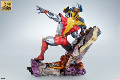 Marvel Statue Fastball Special: Colossus and Wolverine Statue 46cm - Scale Statue - Sideshow Collectibles - Hobby Figures UK