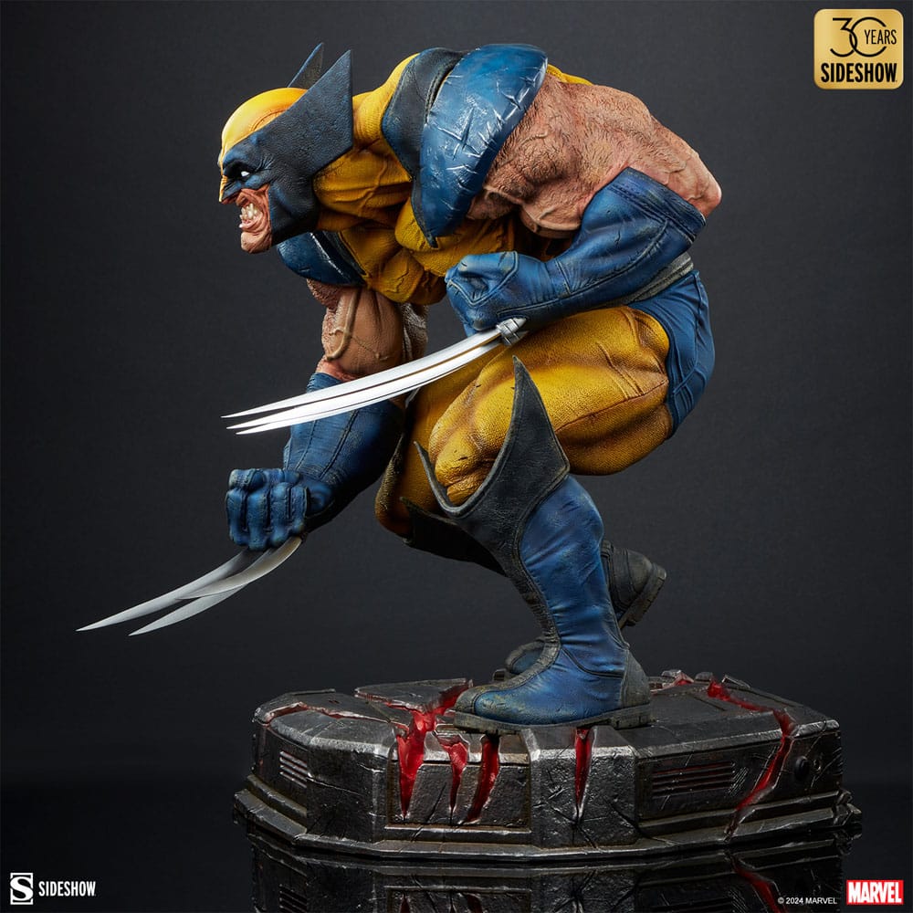 Marvel Statue Wolverine: Berserker Rage 48cm - Scale Statue - Sideshow Collectibles - Hobby Figures UK