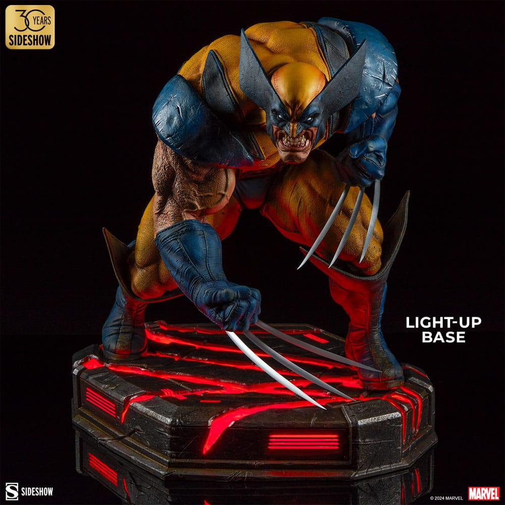 Marvel Statue Wolverine: Berserker Rage 48cm - Scale Statue - Sideshow Collectibles - Hobby Figures UK