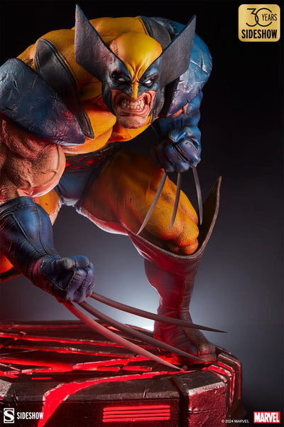 Marvel Statue Wolverine: Berserker Rage 48cm - Scale Statue - Sideshow Collectibles - Hobby Figures UK