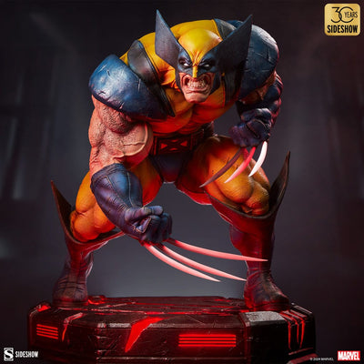 Marvel Statue Wolverine: Berserker Rage 48cm - Scale Statue - Sideshow Collectibles - Hobby Figures UK