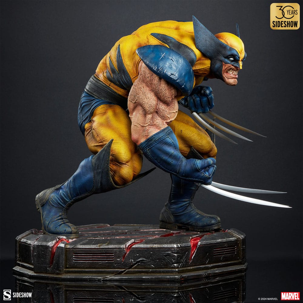 Marvel Statue Wolverine: Berserker Rage 48cm - Scale Statue - Sideshow Collectibles - Hobby Figures UK