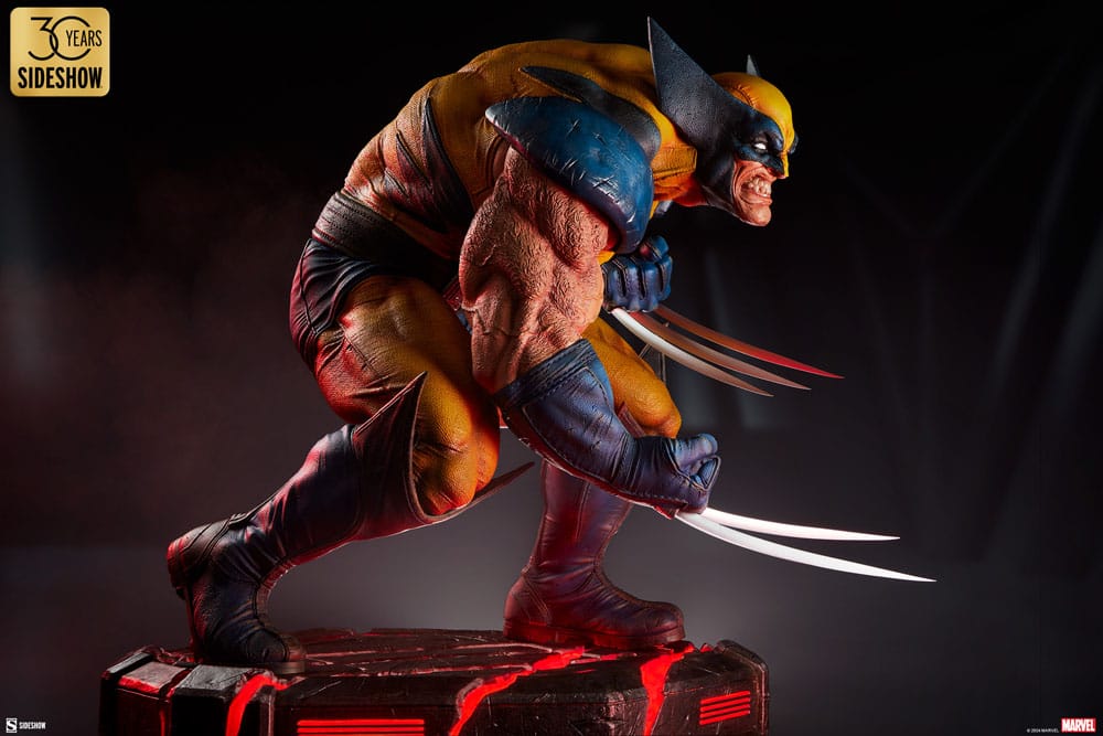 Marvel Statue Wolverine: Berserker Rage 48cm - Scale Statue - Sideshow Collectibles - Hobby Figures UK