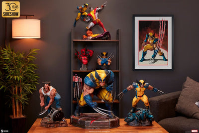 Marvel Statue Wolverine: Berserker Rage 48cm - Scale Statue - Sideshow Collectibles - Hobby Figures UK