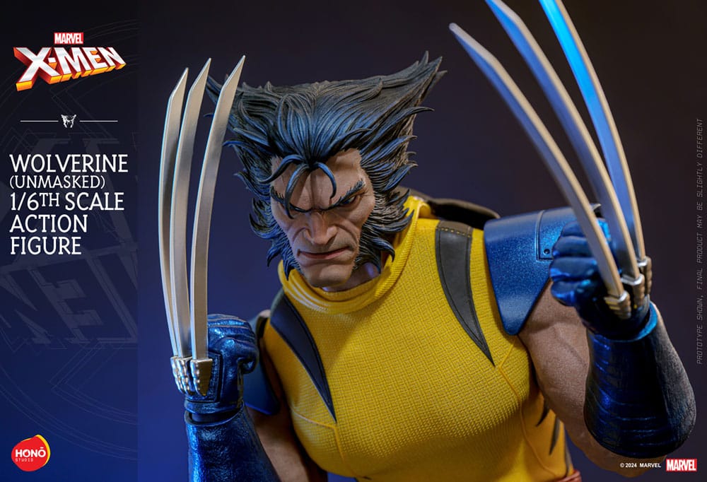Marvel X-Men Action Figure 1/6 Wolverine (Unmasked) 28cm - Action Figures - Hono Studio - Hobby Figures UK