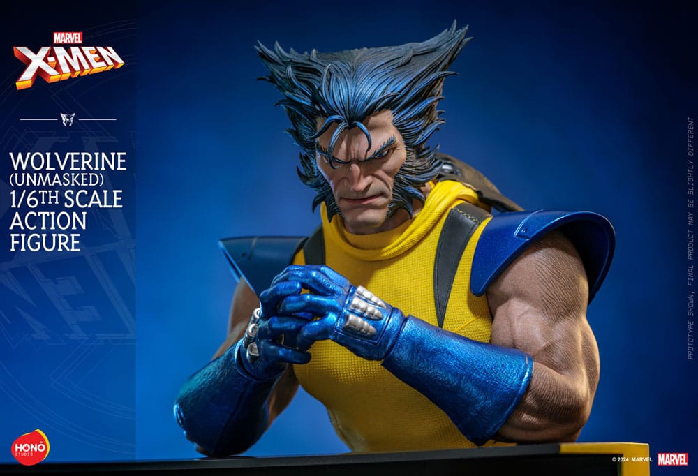 Marvel X-Men Action Figure 1/6 Wolverine (Unmasked) 28cm - Action Figures - Hono Studio - Hobby Figures UK