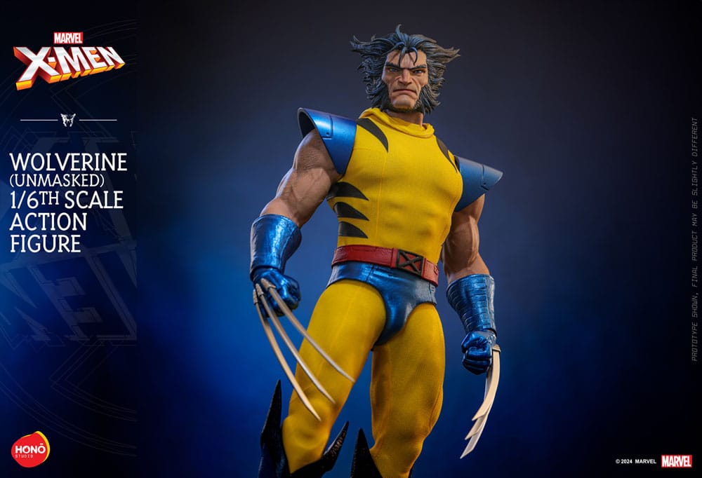 Marvel X-Men Action Figure 1/6 Wolverine (Unmasked) 28cm - Action Figures - Hono Studio - Hobby Figures UK