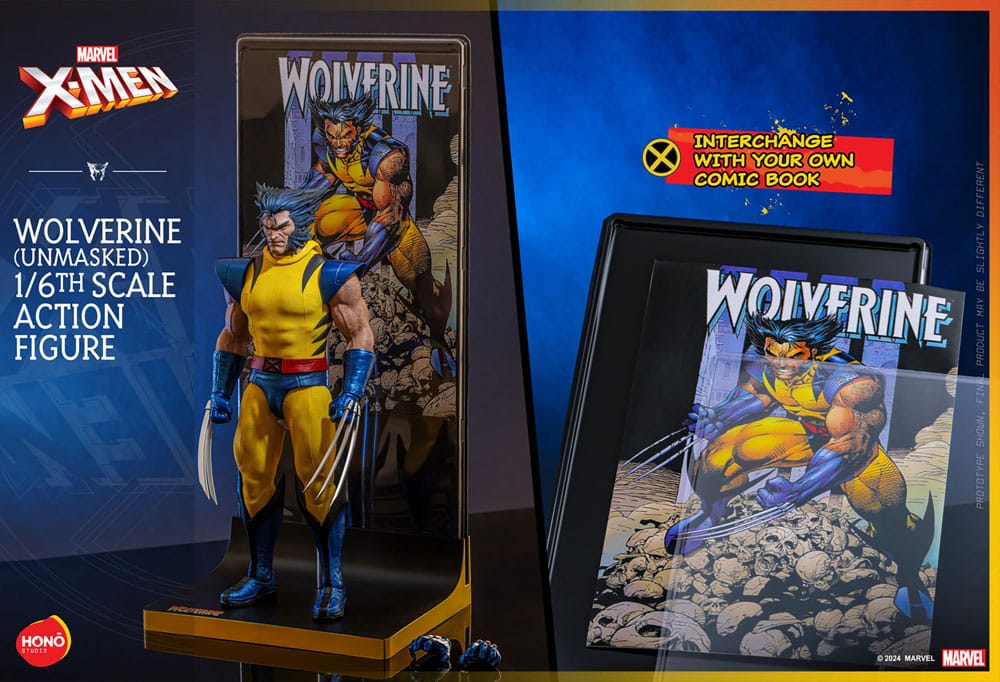 Marvel X-Men Action Figure 1/6 Wolverine (Unmasked) 28cm - Action Figures - Hono Studio - Hobby Figures UK