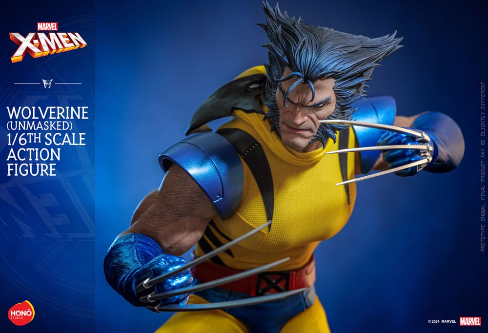Marvel X-Men Action Figure 1/6 Wolverine (Unmasked) 28cm - Action Figures - Hono Studio - Hobby Figures UK