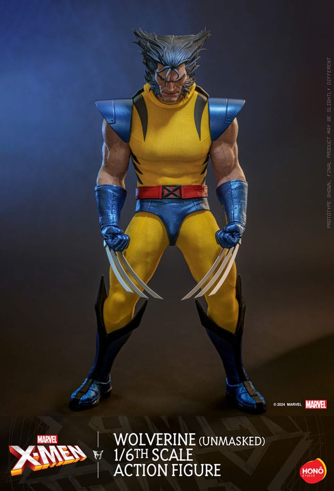 Marvel X-Men Action Figure 1/6 Wolverine (Unmasked) 28cm - Action Figures - Hono Studio - Hobby Figures UK