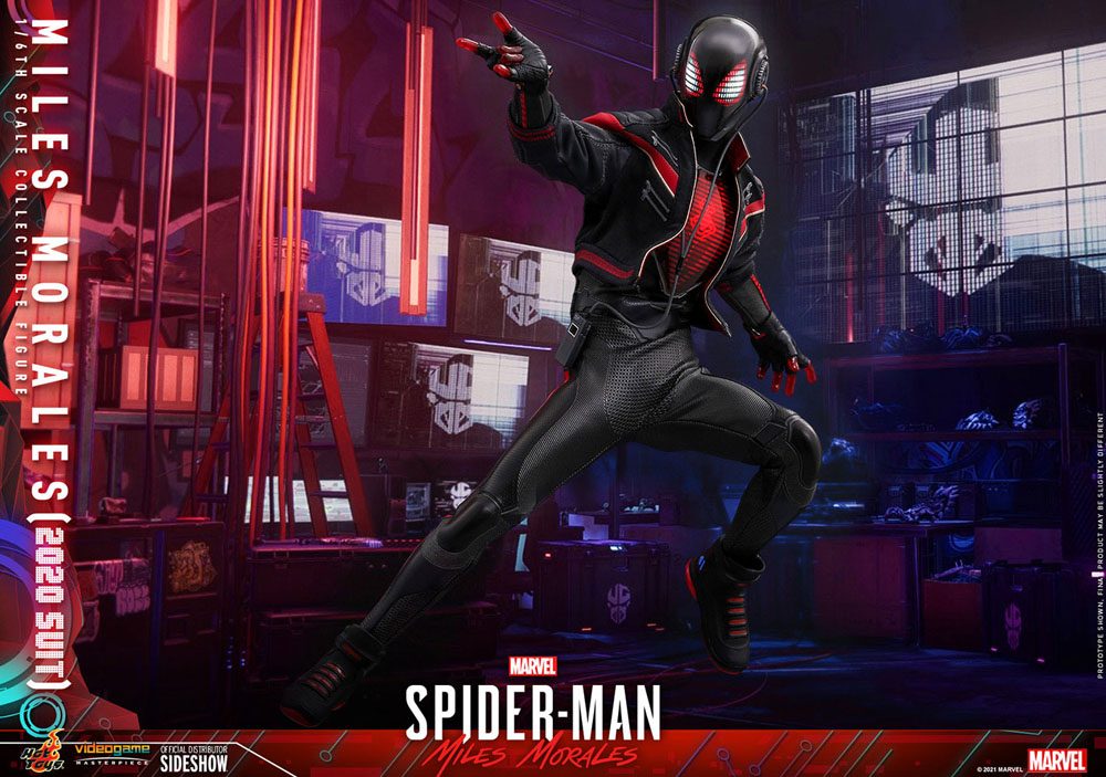 Marvel's Spider-Man: Miles Morales Video Game Masterpiece Action Figure 1/6 Miles Morales (2020 Suit) - Action Figures - Hot Toys - Hobby Figures UK